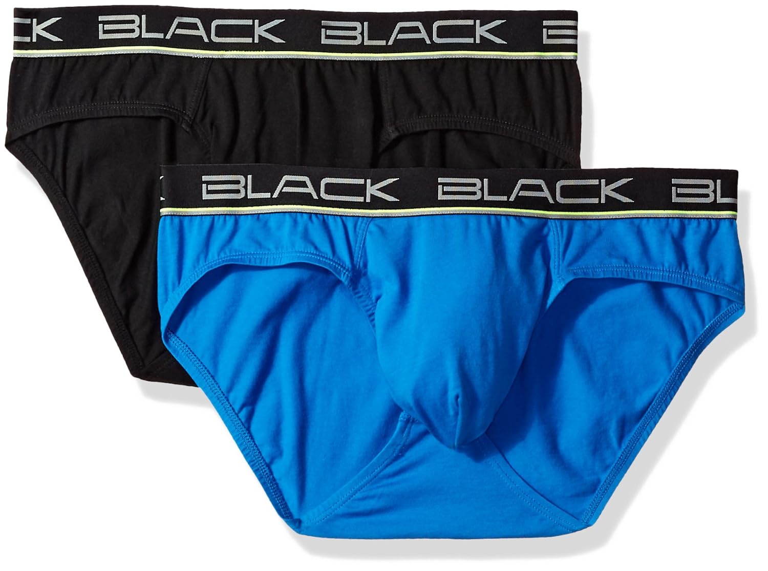 andrew christian 男式黑色系列棉质内裤2件装